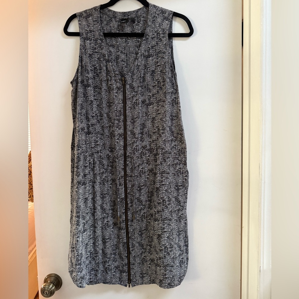 The Fisher Project Roadster Sleeveles Silk Dress